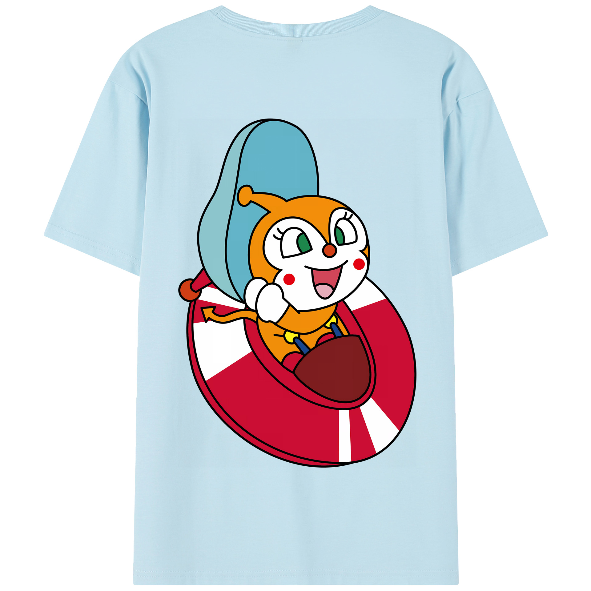 （画像用） アンパンマン Anpanman 綿100％半袖Tシャツ（背面プリント）